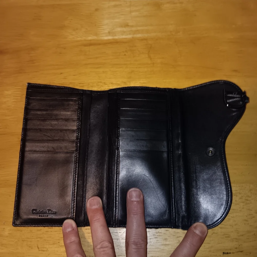 Christian Dior Trotter Long Saddle Wallet